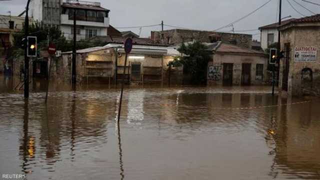 عاصفة جديدة تضرب وسط اليونان