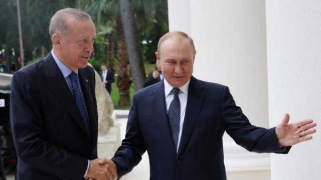 أبرز ما جاء في لقاء الرئيس الروسي بنظيره التركي في منتجع سوتشي