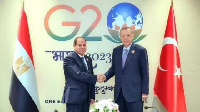 بالفيديو.. تفاصيل لقاء السيسي وأردوغان على هامش قمة مجموعة العشرين بالهند