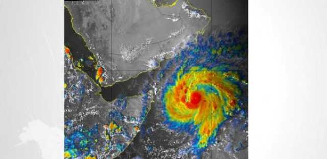 تطور الحالة المدارية في بحر العرب إلى إعصار من الدرجة الأولى