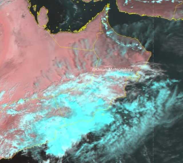 أمطار على مسندم وشمال وجنوب الباطنة والظاهرة.. وتراجع تصنيف 'تيج' إلى منخفض مداري عميق