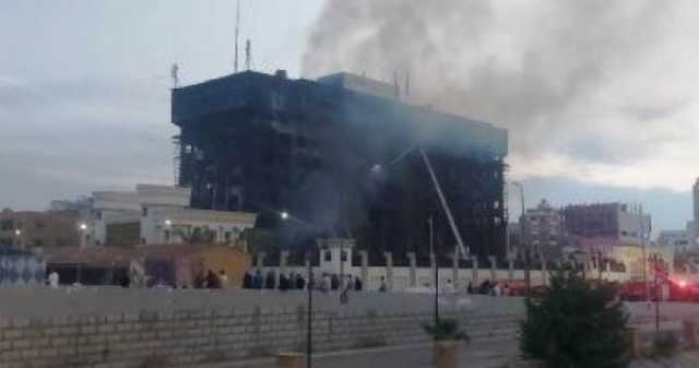 ارتفاع عدد المصابين في حريق مديرية أمن الإسماعيلية بمصر