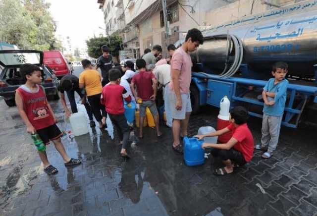 الاحتلال يتراجع.. استئناف ضخ المياه في مناطق بجنوب غزة