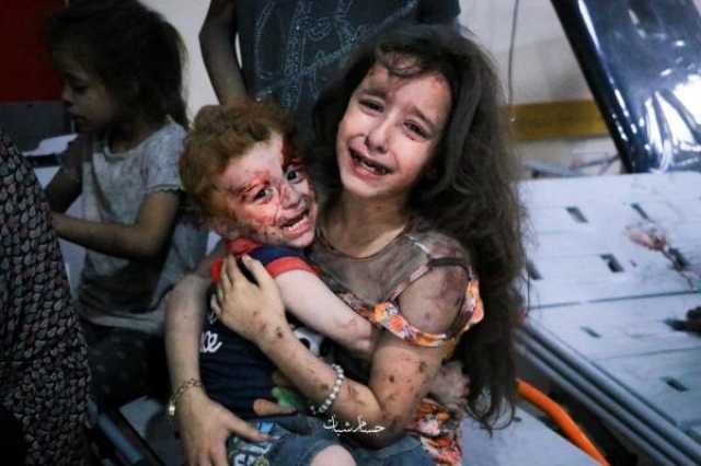 نيران الجحيم الإسرائيلي تلتهم أطفال غزة