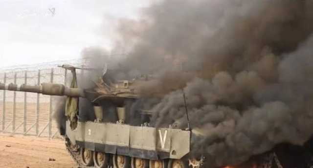 'القسام' تدمر 4 آليات إسرائيلية بقذائف 'الياسين 105'
