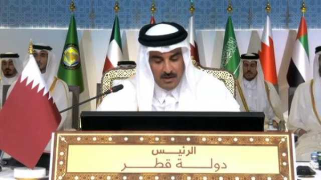 بالفيديو.. 'زمن الاستعمار قد ولى' لأمير قطر تشعل السوشيال ميديا