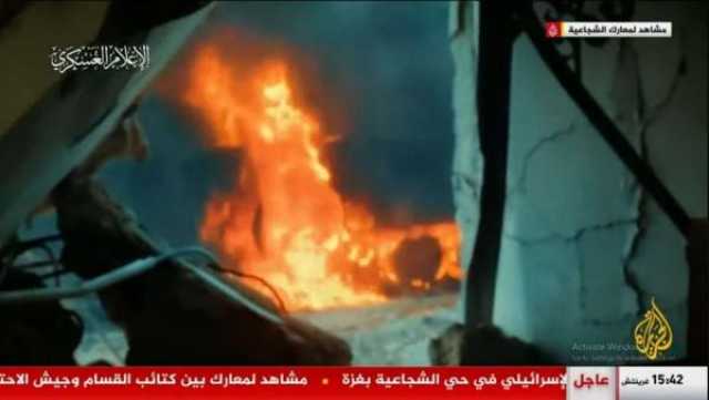 شاهد.. 'القسام' تدمر عددا من آليات الاحتلال.. وتفحم الجنود داخل الدبابات