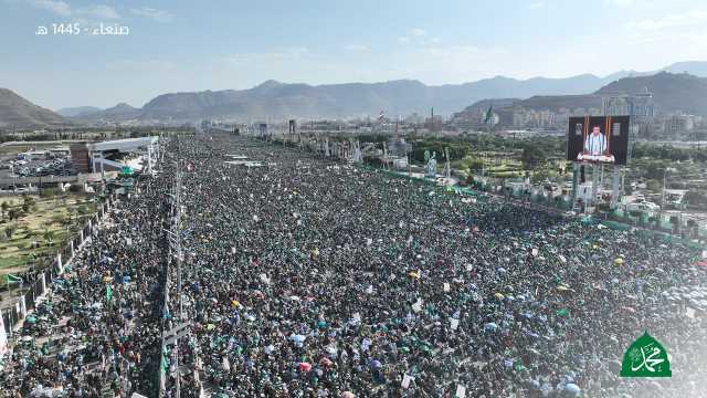 الملايين في العاصمة صنعاء والمحافظات الحرة يحتقلون بذكرى المولد النبوي الشريف