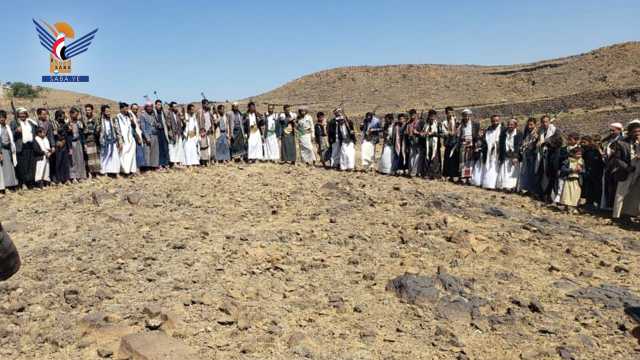 وقفات في جبل الشرق بذمار تنديدا بمجازر العدو الصهيوني بحق الشعب الفلسطيني