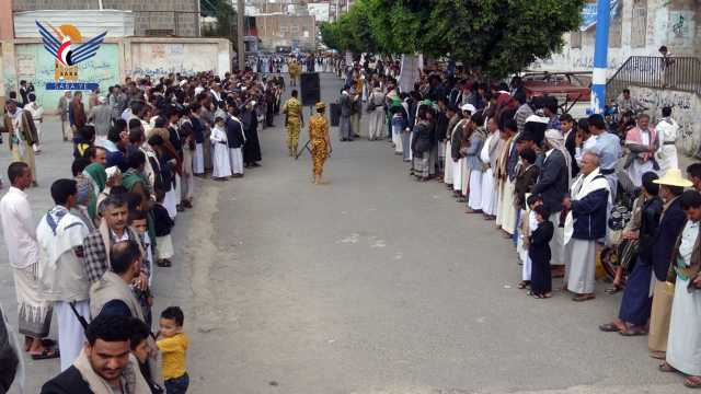 وقفات في حجة تنديداً بجرائم قوى الغزو على منازل المواطنين في حضرموت