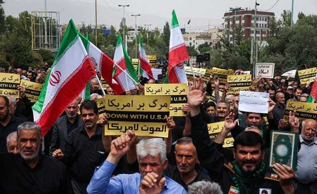 مسيرات حاشدة في إيران تنديداً بجرائم العدو الصهيوني ودعماً لفلسطين