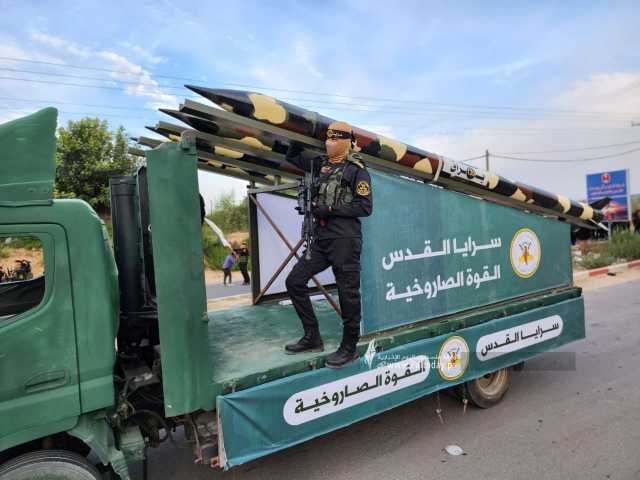 سرايا القدس تكشف عن أسلحة جديدة خلال المسير العسكري في قطاع غزة