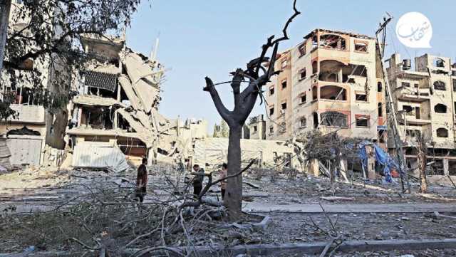 جيش العدو الصهيوني يوجه تحذيرات لسكان غزة وحماس تتهمه بخرق اتفاق الهدنة.