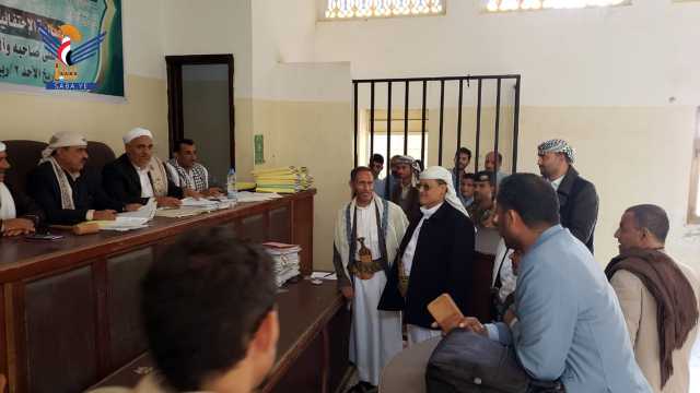 رئيس هيئة التفتيش القضائي يتفقد سير عمل محكمة استئناف محافظة حجة