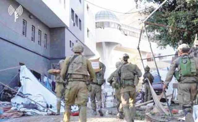 قبل أن ينسحب منه مهزوماً خائباً: جيش العدو الإسرائيلي ينتقم من مجمع الشفاء الطبي في غزّة بتفجير مولدات الكهرباء والأجهزة الطبيّة وتخريب مرافق المستشفى