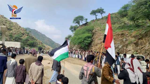 مسيرتان ووقفة في كشر ومبين بحجة تضامناً مع الشعب الفلسطيني