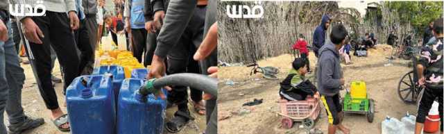 غزة تعيش وضعاً صحياً وبيئياً كارثياً : مياه الصرف الصحي تختلط بالمياه الجوفية وانتشار الأمراض والأوبئة في مراكز إيواء النازحين