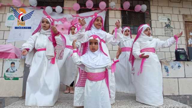فعاليات بمديرية همدان بمحافظة صنعاء في ذكرى ميلاد الزهراء