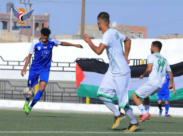 وحدة صنعاء يبلغ المربع الذهبي للدوري بفوزه على شعب إب