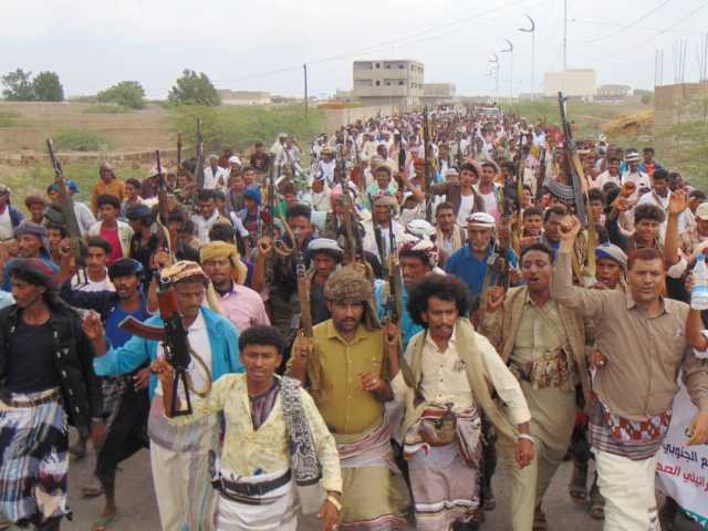 قبائل الزرانيق بالحديدة تعلن النفير العام والجهوزية لمواجهة العدو الامريكي البريطاني