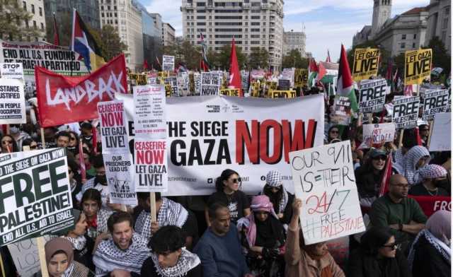 تواصل المظاهرات في الولايات المتحدة رفضا للعدوان الصهيوني على غزة