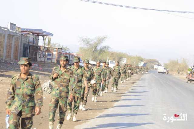 مسير عسكري لوحدات من قوات المنطقة العسكرية الثانية (صور)