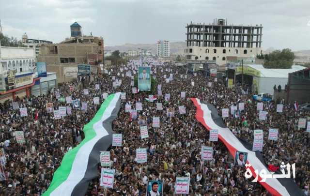 19مسيرة حاشدة بصعدة تحت شعار” قادمون في العام العاشر، وفلسطين قضيتنا الأولى”