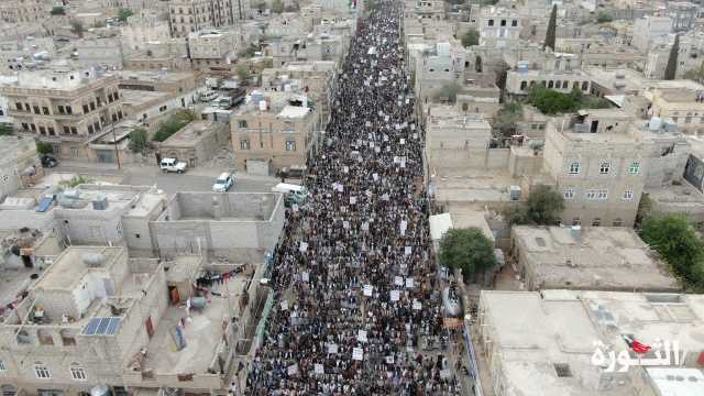 مسيرات ووقفات جماهيرية حاشدة بذمار تنديداً بمجازر العدو الصهيوني ونصرة للقضية الفلسطينية