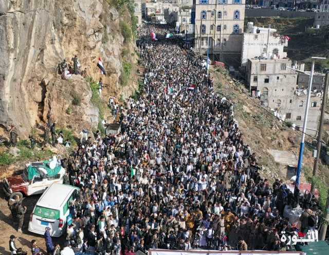 مسيرات حاشدة في 23 ساحة بمحافظة حجة في يوم القدس العالمي