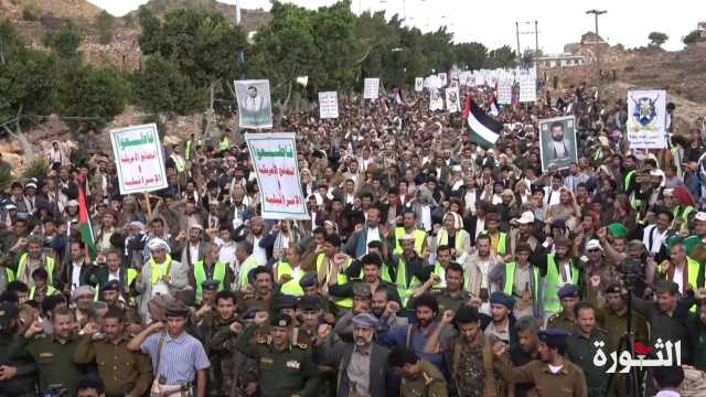 مسيرة جماهيرية حاشدة في المحويت بمناسبة يوم القدس العالمي