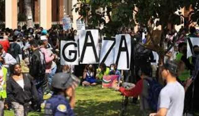 إعلان الإضراب في نظام جامعة كاليفورنيا دفاعا عن حق الاحتجاج من أجل فلسطين