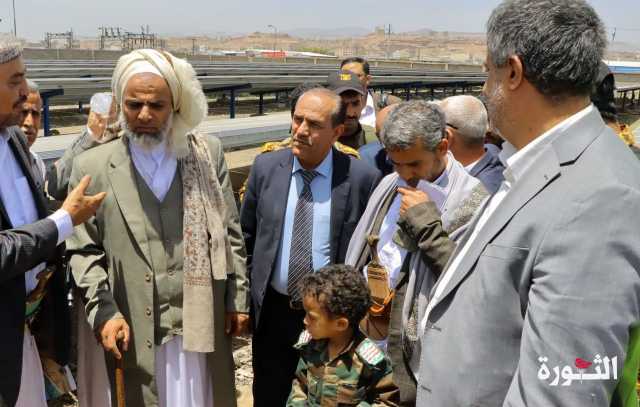 مفتي الديار اليمنية يتفقد سير العمل بمشروع محطة الطاقة الشمسية في ذهبان بأمانة العاصمة