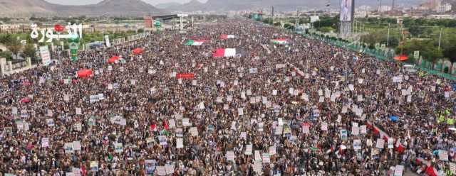 طوفان مليوني بصنعاء تأكيدا على الثبات في نصرة غزة وتأييدا للرد على العدو الصهيوني