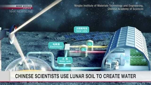 طريقة صينية جديدة لإنتاج المياه من تربة القمر