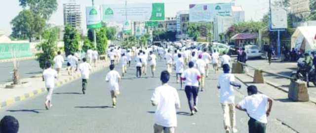 مكتب شباب مديرية الوحدة ينظم سباقاً رياضياً في ذكرى المولد النبوي