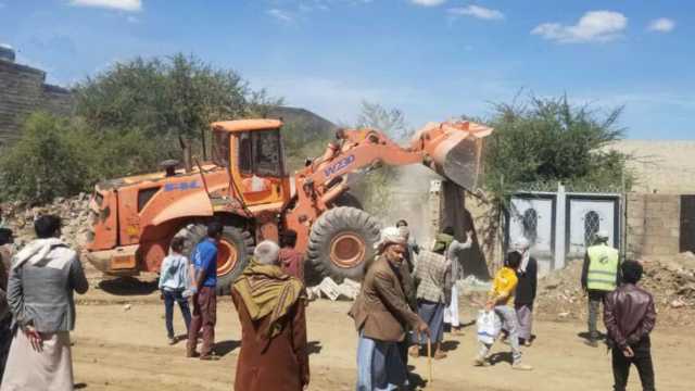 الأشغال يزيل 7 مخالفات بناء في ذهبان