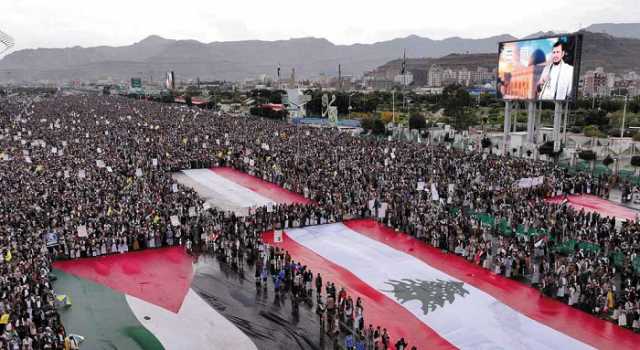 أحرار لبنان يشيدون بهبة الشعب اليمني لإغاثة النازحين جراء العدوان الإسرائيلي