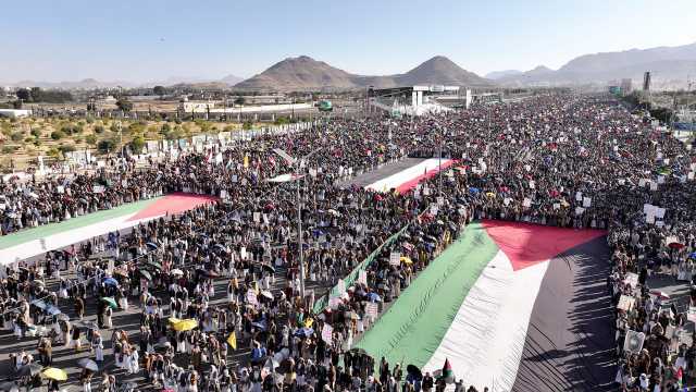 العاصمة صنعاء تشهد حشداً مليونياً إسناداً لغزة ومواجهة المشروع الصهيو أمريكي