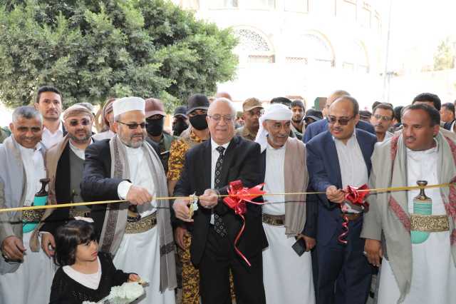 الرهوي وشجاع الدين والمتوكل يفتتحون مبنى ملحق وزارة العدل وحقوق الإنسان