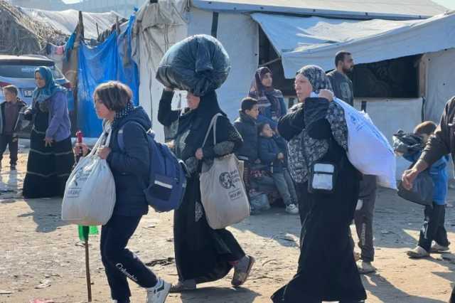 الدفاع المدني بغزة: العائدون الفلسطينيون لا يجدون مياه ولا مأوى ولا وقود