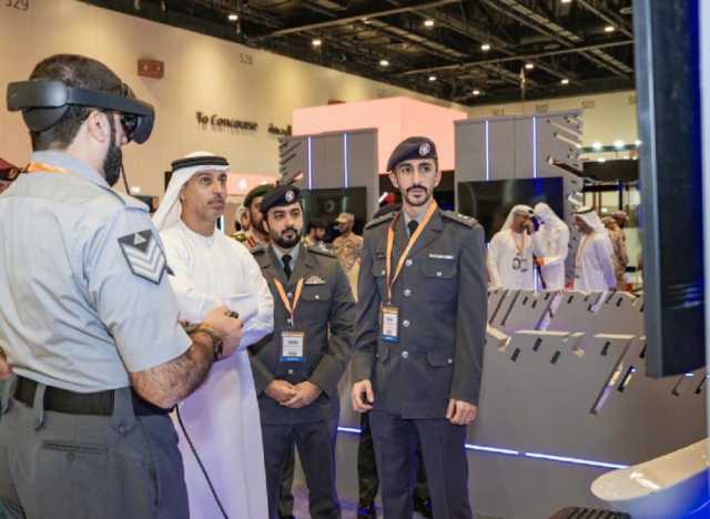 شرطة أبوظبي‬⁩ تشارك في معرض الخدمة الوطنية للتوظيف 2024