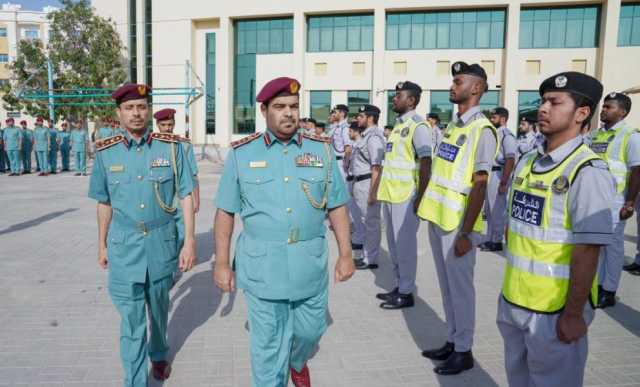 نائب قائد عام شرطة عجمان يشيد بجهود التوعية في إدارة مكافحة المخدرات ومركز شرطة الحميدية الشامل