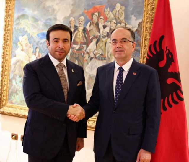 رئيس ألبانيا يستقبل أحمد ناصر الريسي رئيس “الإنتربول”