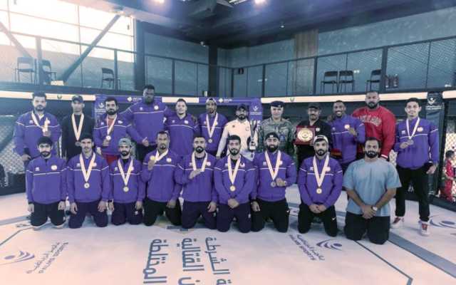 شرطة أبوظبي تحصد المراكز الأولى ببطولة الداخلية للفنون القتالية “MMA”