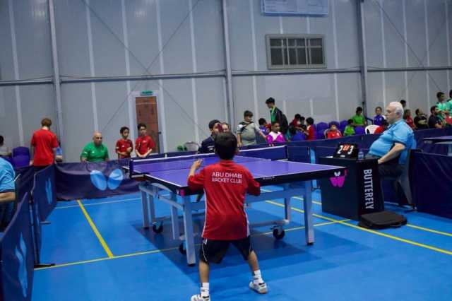 “أبوظبي لألعاب المضرب” يستضيف البطولة المفتوحة الثانية لكرة الطاولة