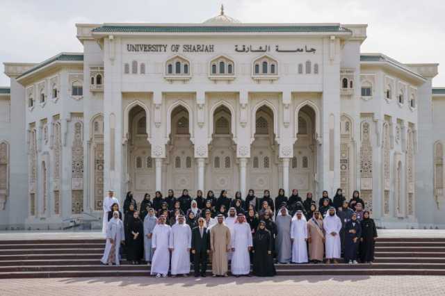 سلطان بن أحمد القاسمي يلتقي أعضاء الهيئة التدريسية المواطنين في جامعة الشارقة