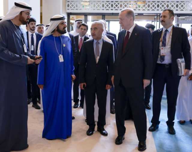 محمد بن راشد يلتقي الرئيس التركي .. ويشهد جلسته الرئيسية خلال القمة العالمية للحكومات