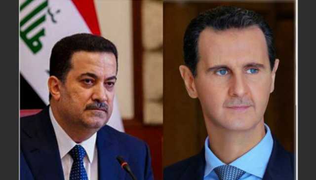 الرئيس الأسد يتلقى برقية تعزية من رئيس الوزراء العراقي بشهداء الكلية الحربية
