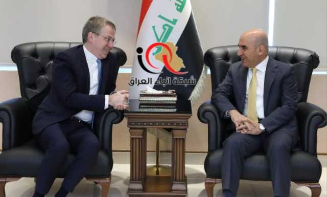 وزير الإعمار يلتقي السفير الفرنسي الجديد في العراق و الوفد المرافق له