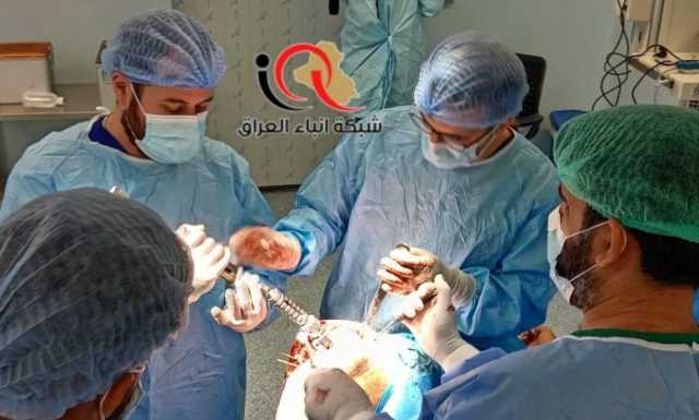 مستشفى الحكيم العام يسطر انجازًا طبيًا جديدًا بإجرائه عملية ناجحة لتبديل مفصل الركبة لمريض من محافظة بغداد